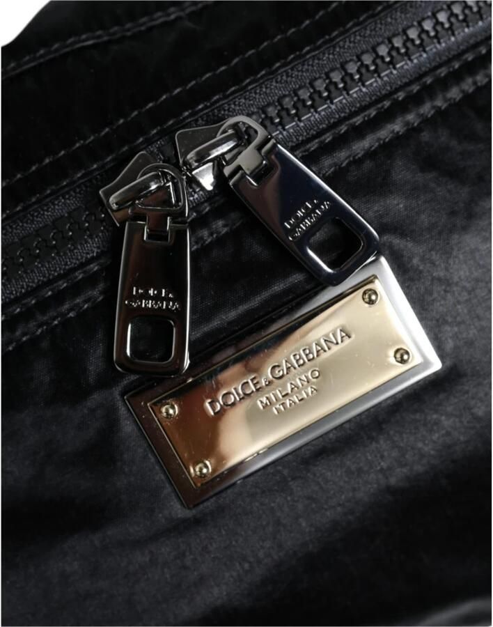 Dolce & Gabbana Zwarte Nylon Riem Fanny Pack Black Dames