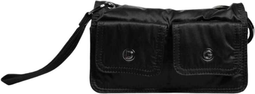 Dolce & Gabbana Zwarte Stoffen Logo Crossbody Tas Black Dames - Foto 3
