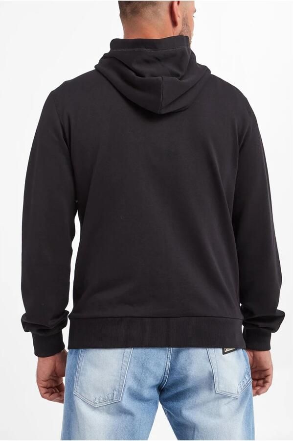 Dolce & Gabbana Zwarte Sweatjas met Capuchon en Geborduurd Logo Black Heren - Foto 4