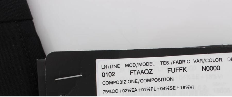 Dolce & Gabbana Black Cotton Stretch Torero Capris Pants Zwart Dames - Foto 4