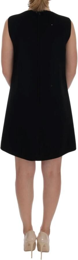 Dolce & Gabbana Zwarte Kristal Shift Jurk I AM A Princess Black Dames - Foto 5