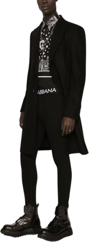 Dolce & Gabbana Dolce Gabbana Coats Black Zwart Heren