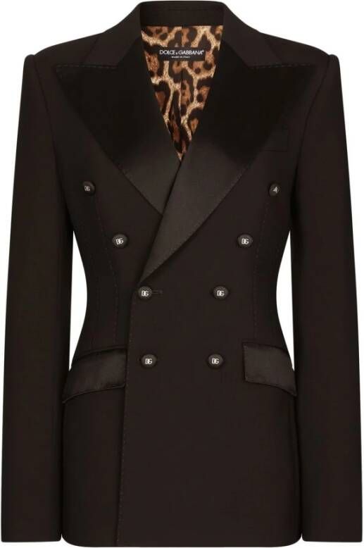 Dolce & Gabbana Dolce Gabbana Jackets Black Zwart Dames