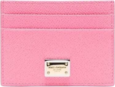 Dolce & Gabbana Dolce Gabbana Wallets Pink Roze Dames
