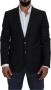 Dolce & Gabbana Donkerblauwe Martini Blazer Italiaans vakmanschap Blue Heren - Thumbnail 1