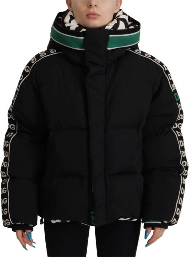 Dolce & Gabbana Down Jackets Zwart Dames