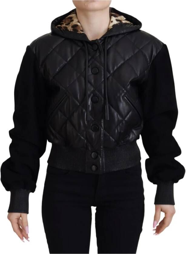 Dolce & Gabbana Down Jackets Zwart Dames