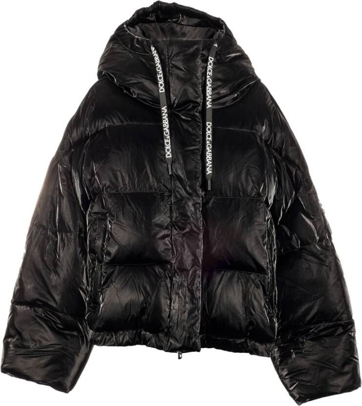 Dolce & Gabbana Stijlvolle Jas voor Mannen Black Dames