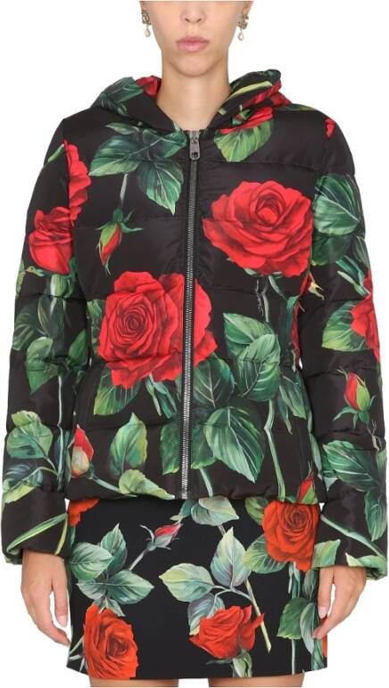 Dolce & Gabbana Down Jackets Zwart Dames