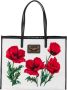 Dolce&Gabbana Shoppers Printed Canvas Shopper in wit - Thumbnail 1
