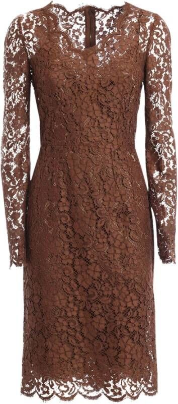 Dolce & Gabbana Dresses Bruin Dames