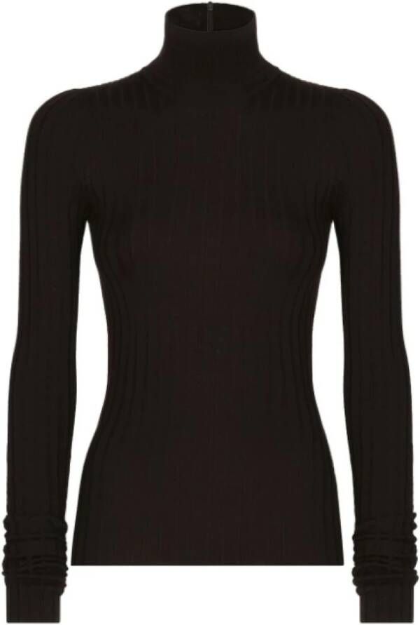 Dolce & Gabbana Ebony Sweaters Stijlvol en Trendy Zwart Dames