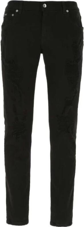 Dolce & Gabbana Slim-Fit Jeans Black Heren