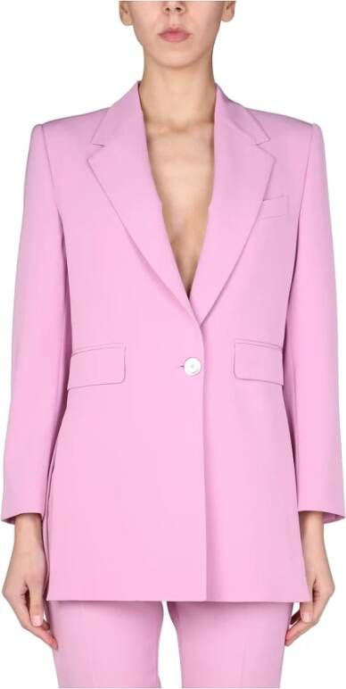 Dolce & Gabbana Enkeltbrystet jakke Roze Dames