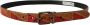Dolce & Gabbana Exotische Vintage Chroom Gesp Riem Meerkleurig - Thumbnail 1