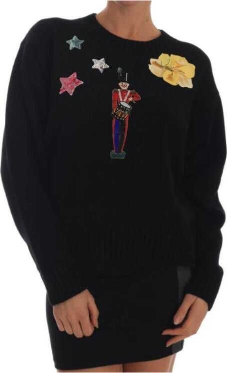Dolce & Gabbana Fairy Tale Crystal Sweater Zwart Dames