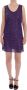 Dolce & Gabbana Floral Lace Korte Mini Shift jurk Paars Dames - Thumbnail 1