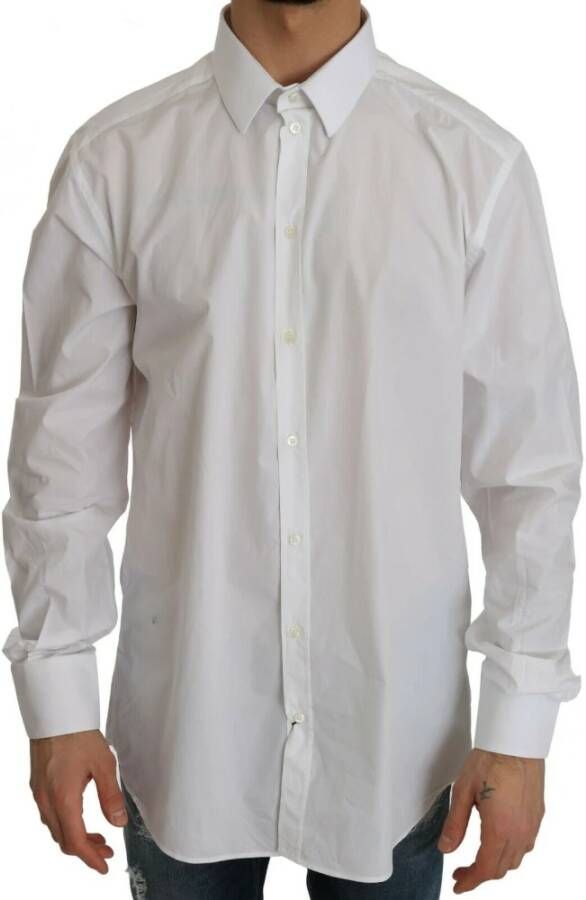 Dolce & Gabbana Veelzijdig Katoenen Overhemd voor elke gelegenheid White Heren
