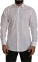Dolce & Gabbana Witte Katoenen Formele Jurk Shirt White Heren - Thumbnail 1