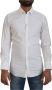 Dolce & Gabbana Witte Katoenen Slim Fit Formeel Jurk Goude Shirt White Heren - Thumbnail 1