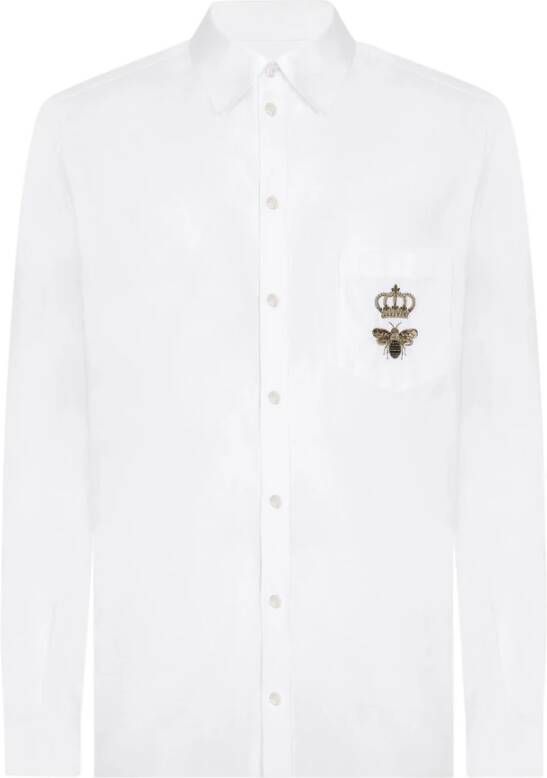 Dolce & Gabbana Stijlvolle Witte Formele Overhemd White Heren