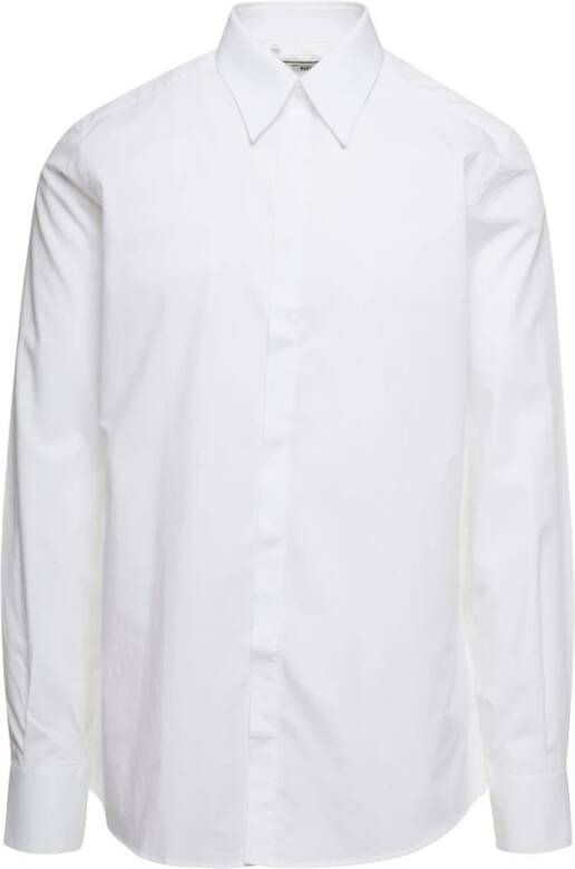Dolce & Gabbana Stijlvol Wit Katoenen Overhemd White Heren