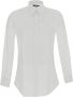 Dolce & Gabbana Witte Katoenen Elastan Overhemden White Heren - Thumbnail 1