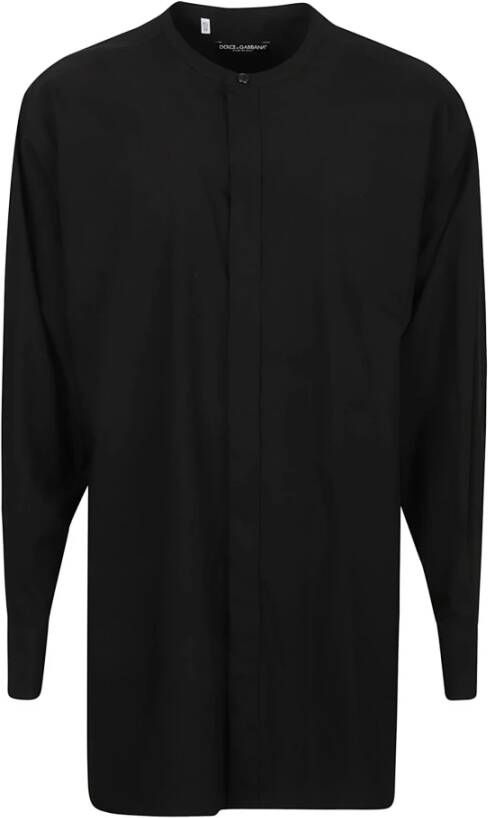 Dolce & Gabbana Zwarte Formele Herenshirt Black Heren