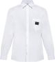 Dolce & Gabbana Witte Katoenen Overhemd met Lange Mouwen White Heren - Thumbnail 1
