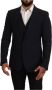 Dolce & Gabbana DG Blue Martini Blazer Pak Jas Blue Heren - Thumbnail 1