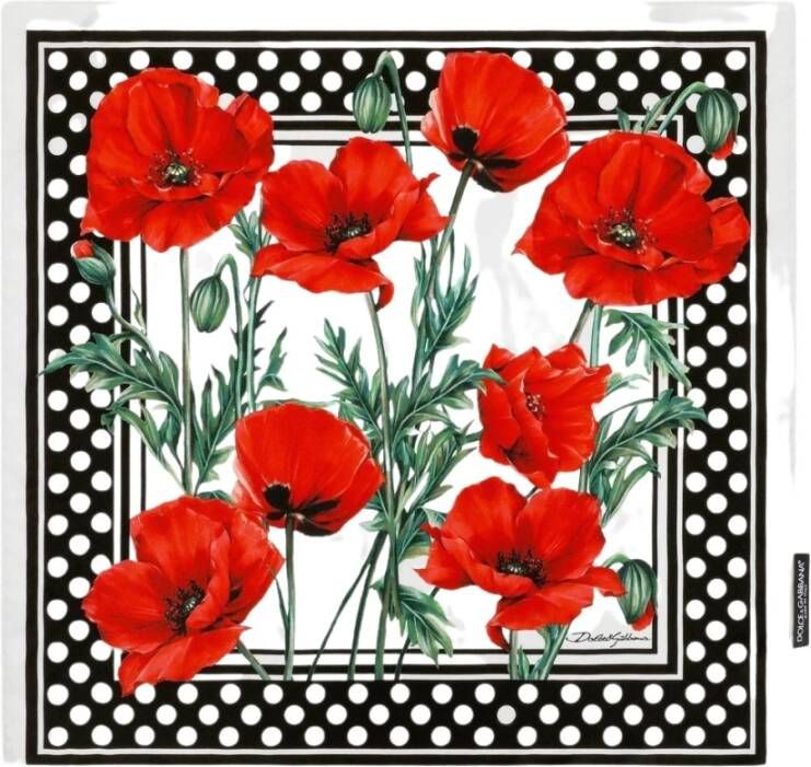 Dolce & Gabbana Foulard 50X50 Rood Dames