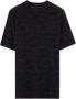 Dolce & Gabbana Zwarte T-shirts en Polos met Girocollo Flock MC Black Heren - Thumbnail 1