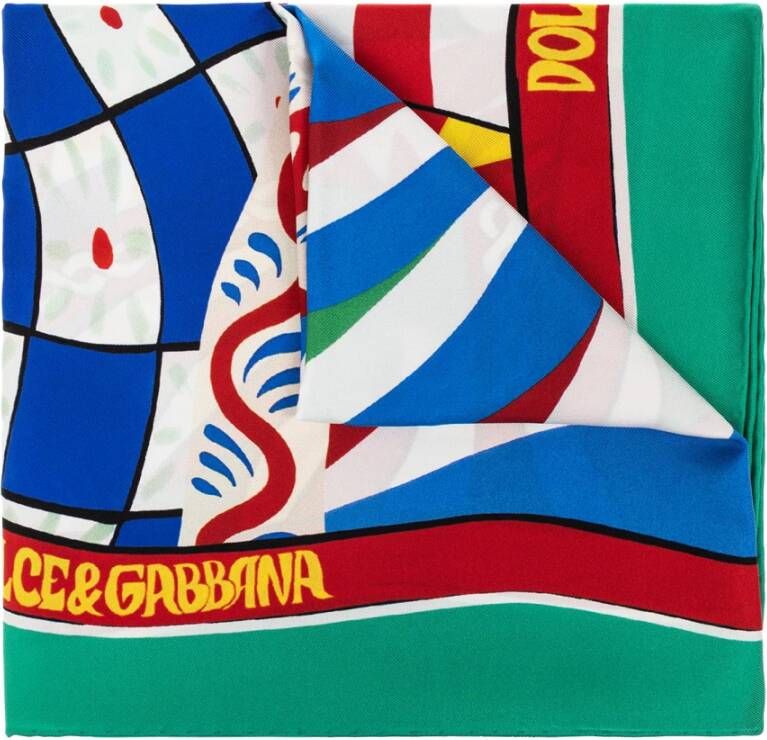 Dolce & Gabbana Gebloemd sjaal Meerkleurig Dames