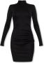 Dolce & Gabbana Gedrapeerde jurk Zwart Dames - Thumbnail 1