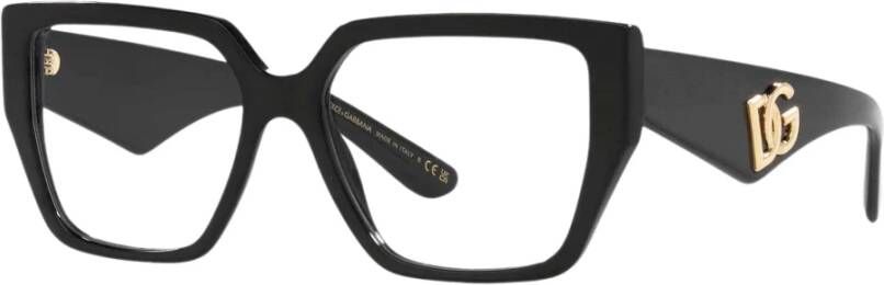 Dolce & Gabbana Gedurfd Zwart Oversized Vierkant Frame Zwart Dames