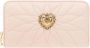 Dolce & Gabbana Quilted Devotion Zip-Around Wallet Pink Dames - Thumbnail 1