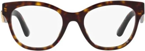 Dolce & Gabbana Cat-Eye Bril uit de Nieuwe Collectie Brown Dames