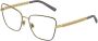 Dolce & Gabbana Gouden modieuze bril voor vrouwen Yellow Dames - Thumbnail 1