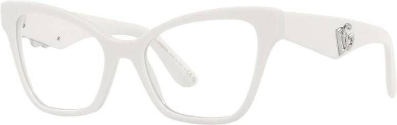 Dolce & Gabbana Stijlvolle Vista Zonnebril White Unisex