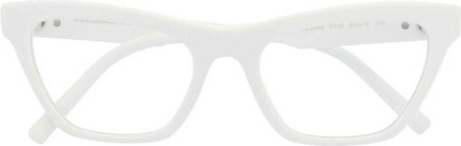 Dolce & Gabbana Stijlvolle Optische Bril White Dames