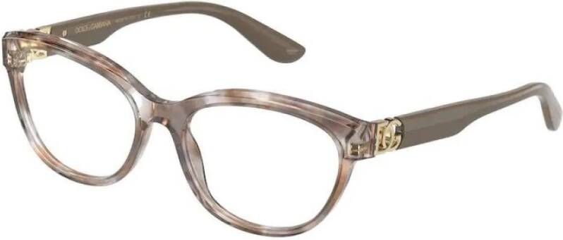 Dolce & Gabbana Heren Havana Transparant Grijs Montuur Gray Heren