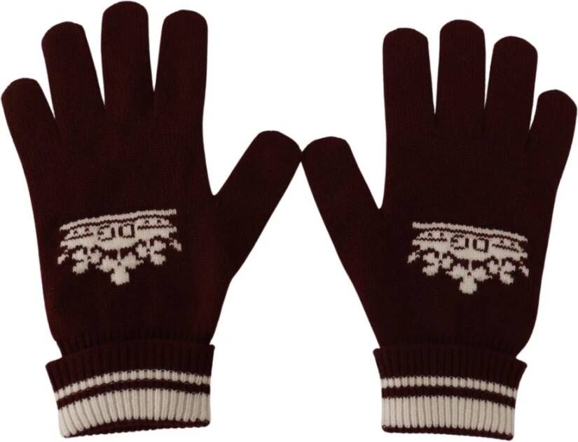 Dolce & Gabbana Gloves Rood Heren