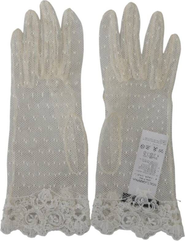 Dolce & Gabbana Gloves Wit Dames