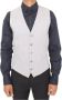 Dolce & Gabbana Gray Cotton Stretch Dress Vest Blazer Grijs Heren - Thumbnail 1