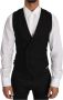 Dolce & Gabbana Grijze Wol Dubbel Breasted Slim Fit Vest White Heren - Thumbnail 1