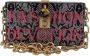 Dolce & Gabbana Grijze Fashion Devotion Clutch Plexi Sicily BOX Tas Gray Dames - Thumbnail 1