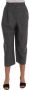Dolce & Gabbana Grijze Wol Capri Broek Authentiek Gemaakt in Italië Grijs Dames - Thumbnail 1