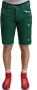 Dolce & Gabbana Groene Versleten Katoenen Heren Denim Bermuda Shorts Green Heren - Thumbnail 1