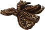 Dolce & Gabbana Elegant Goud Versierd Zijden Diadeem Yellow Dames - Thumbnail 1