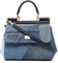 Dolce & Gabbana Denim Sicily Handtas Blue Dames - Thumbnail 1